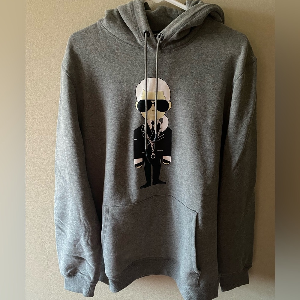 Karl Lagerfeld Gray Hoodie